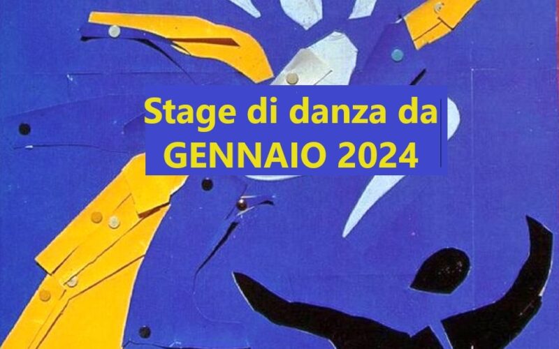 Stage di danza da GENNAIO 2024
